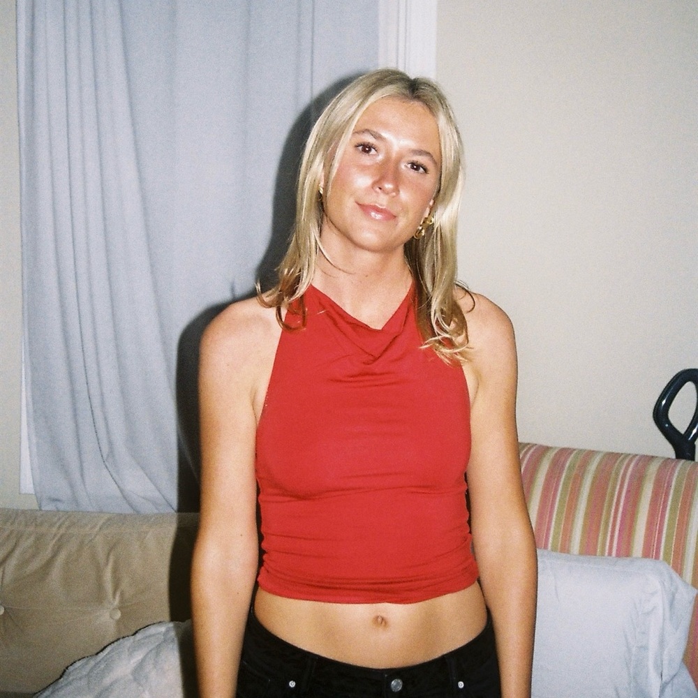 Red Halter Top